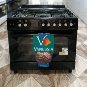 Cuisinière Arthur Martin 6 feux noir ventiller