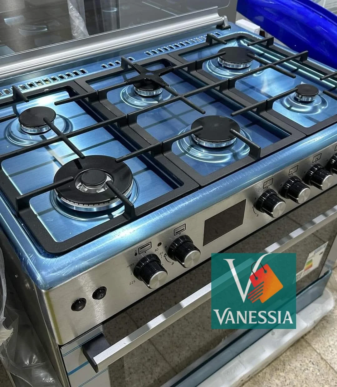 Cuisinière Arthur Martin 6 feux ventiller inox 🇨🇵 – Image 4