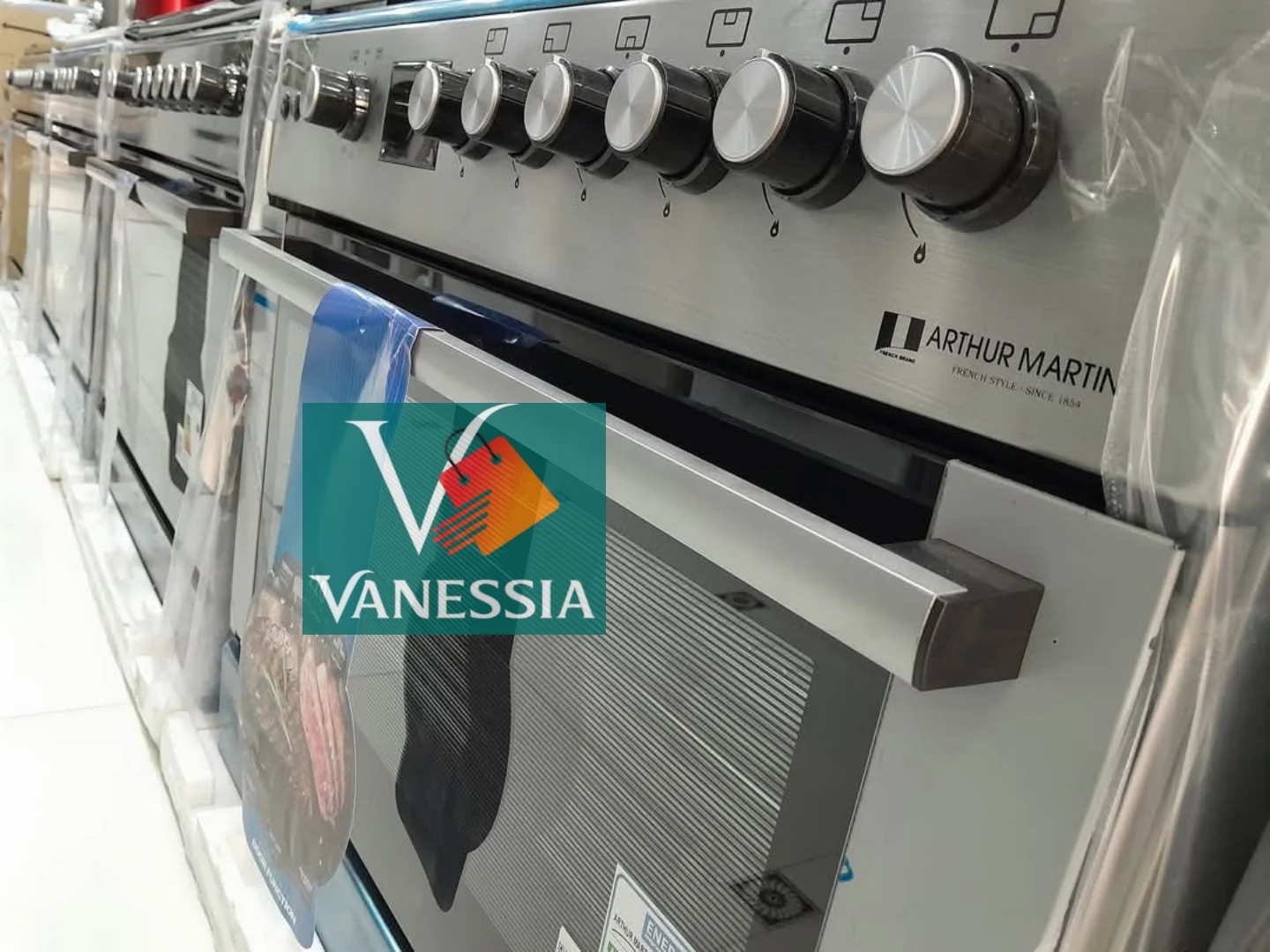 Cuisinière Arthur Martin 6 feux ventiller inox 🇨🇵 – Image 6