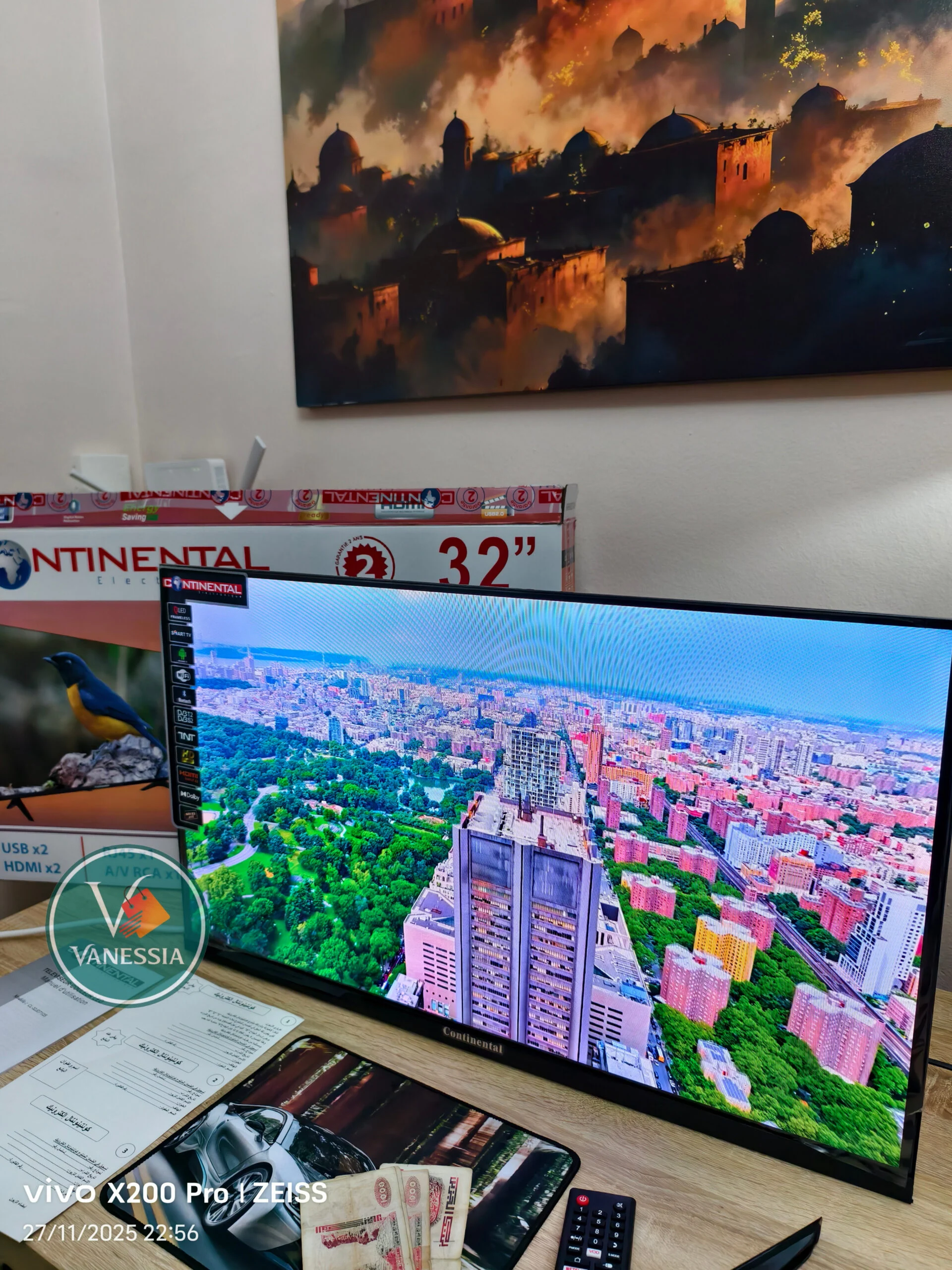اكبر تخفيض في تلفاز 32 بوس سمارت اندرويد كونتينونتال + هدية مجااانا و ضمان 2 سنتين (Ref.ZDK) – Image 2