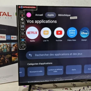 ⭐ CONTINENTAL Google TV 43” – Full Smart + Demo + Garantie 5 Ans ⭐(an) TK