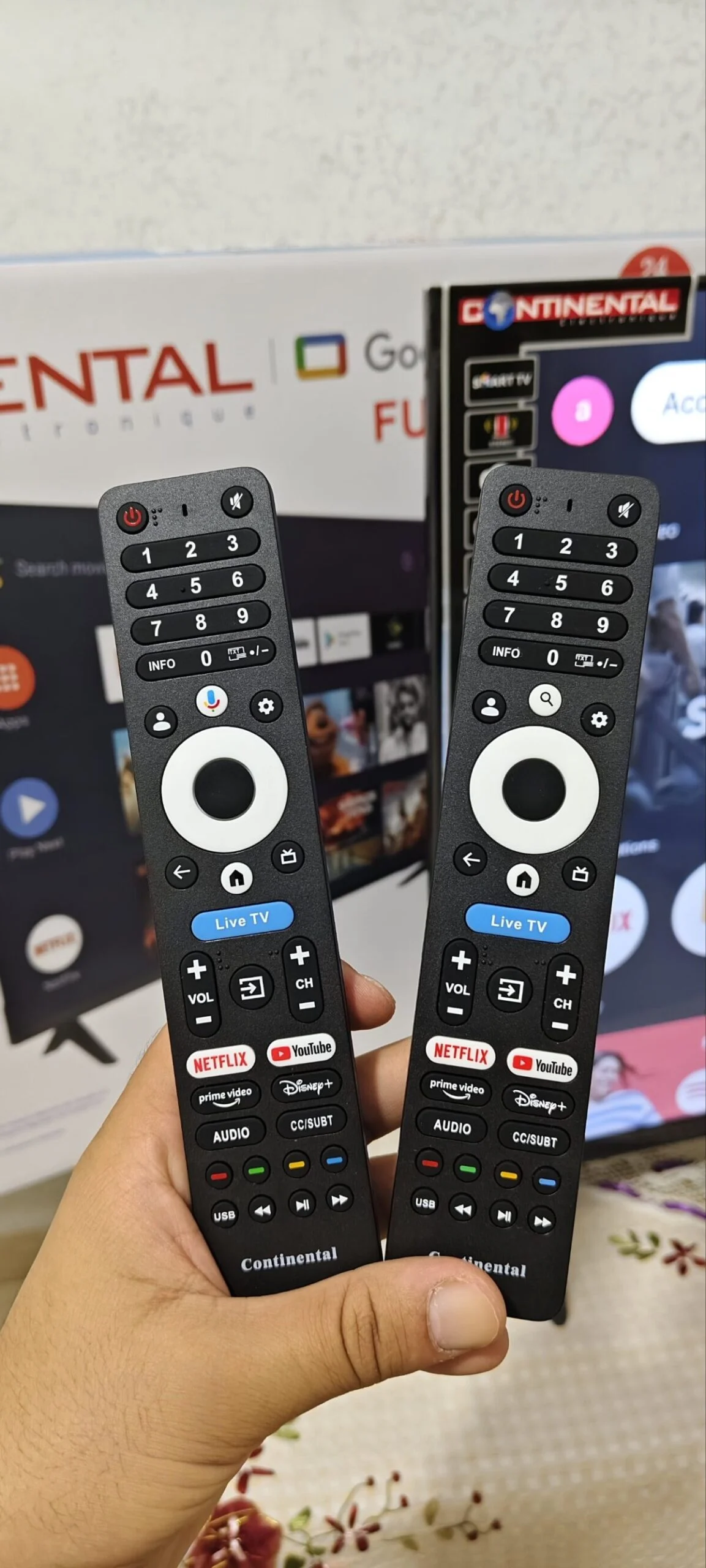 ⭐ CONTINENTAL Google TV 43” – Full Smart + Demo + Garantie 5 Ans ⭐(an) TK – Image 3