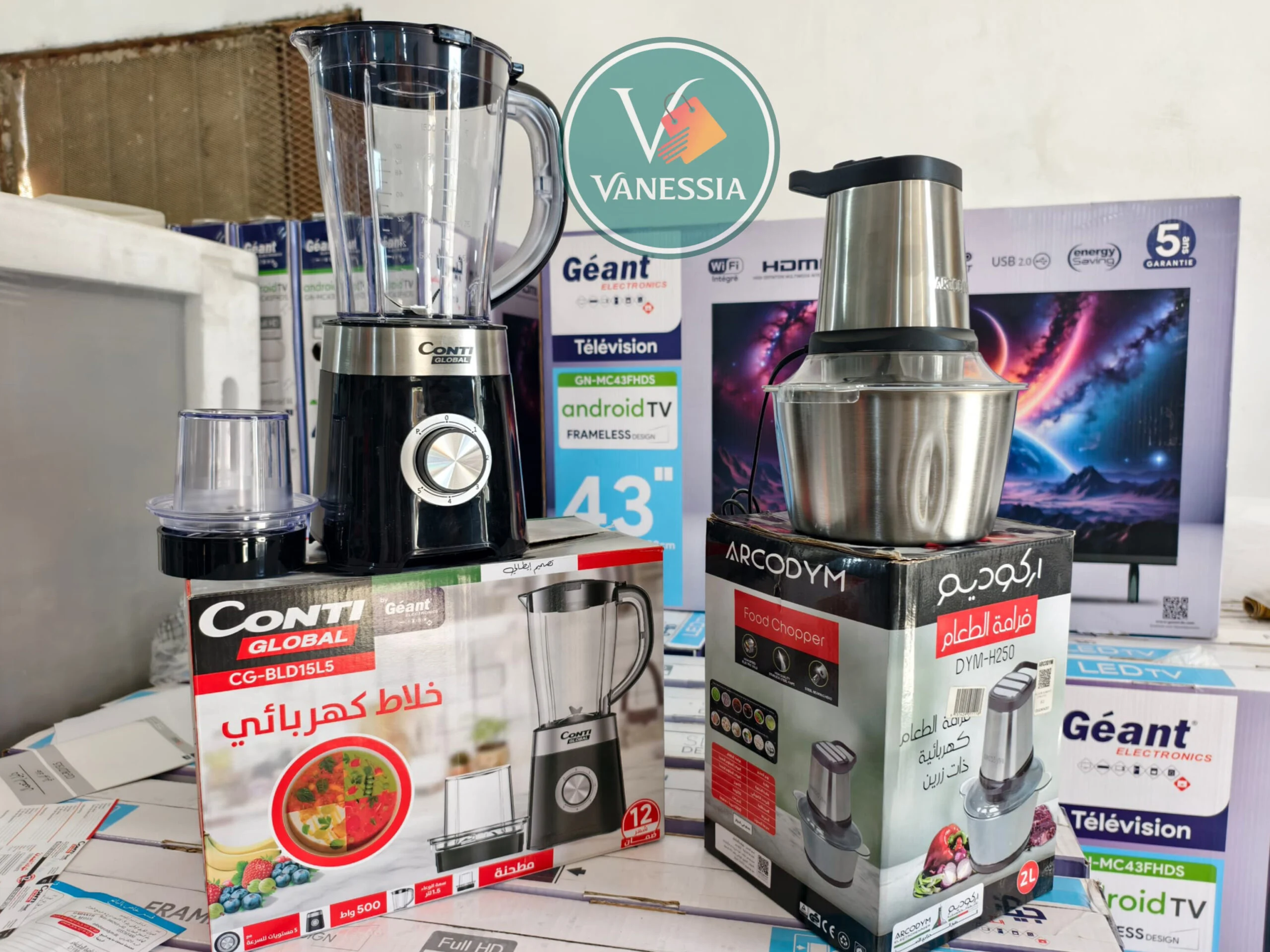 Pack Blender Avec Moulin Et Hachoir