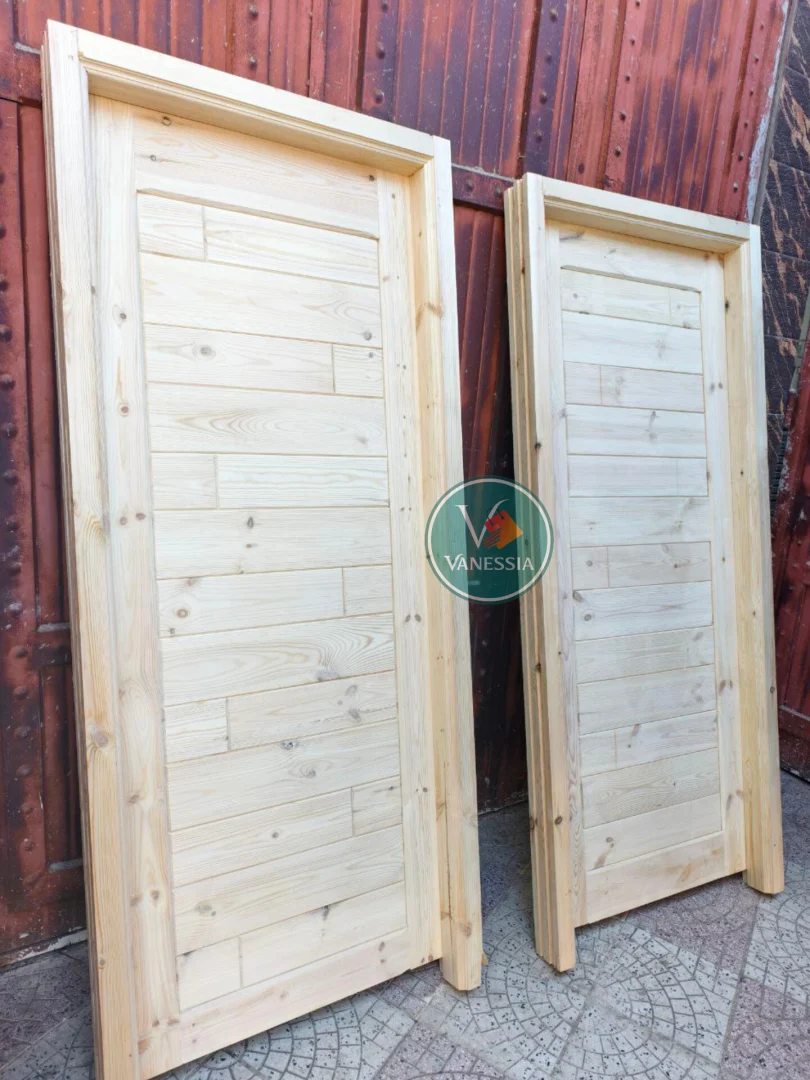 Porte Chambre Avec Cadre Bois Rouge Cadre 12