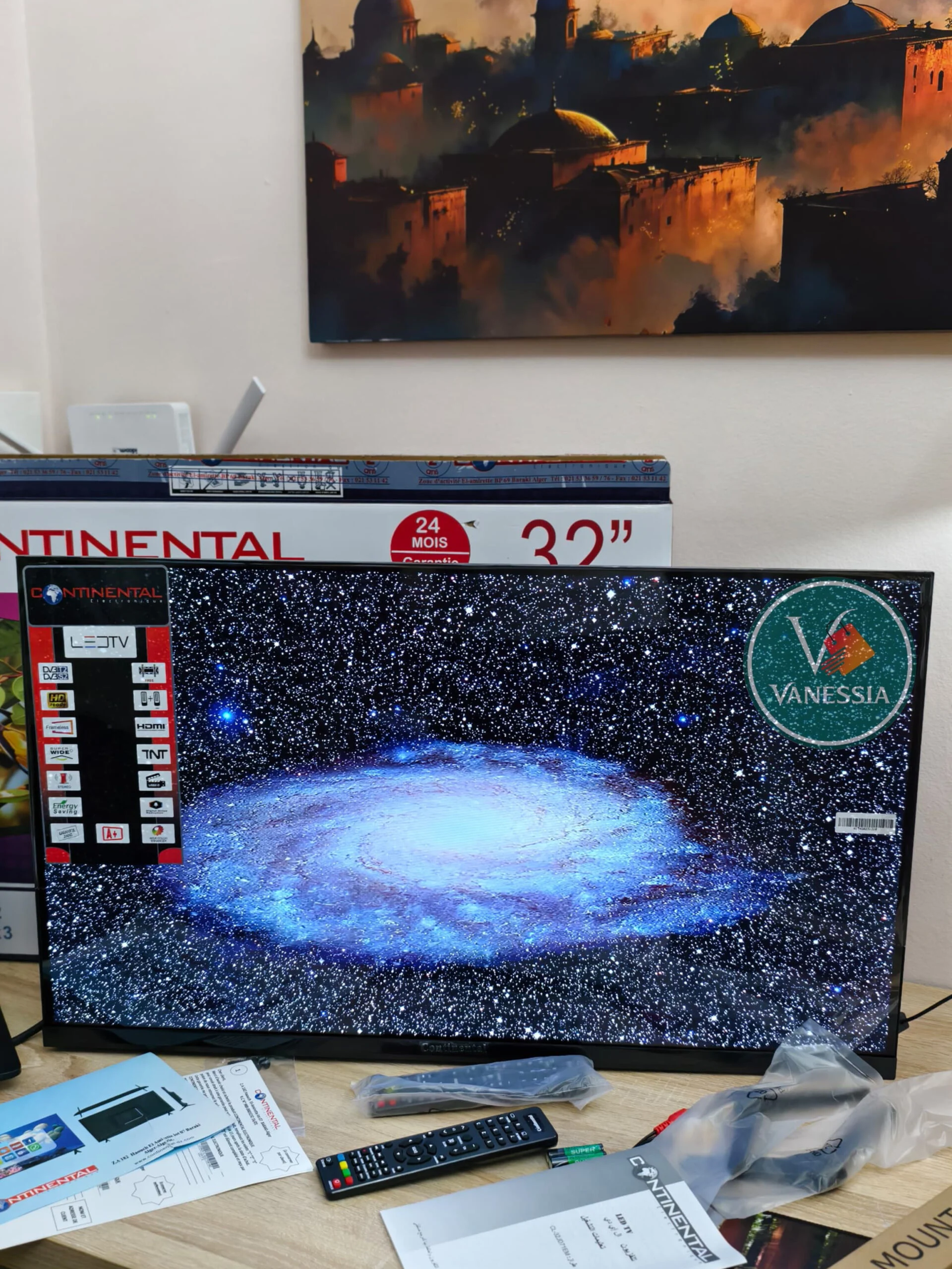 PROMO TV 32P 3en1 +support gratuit + démo intégré avec garantie 24 Mois tiktok