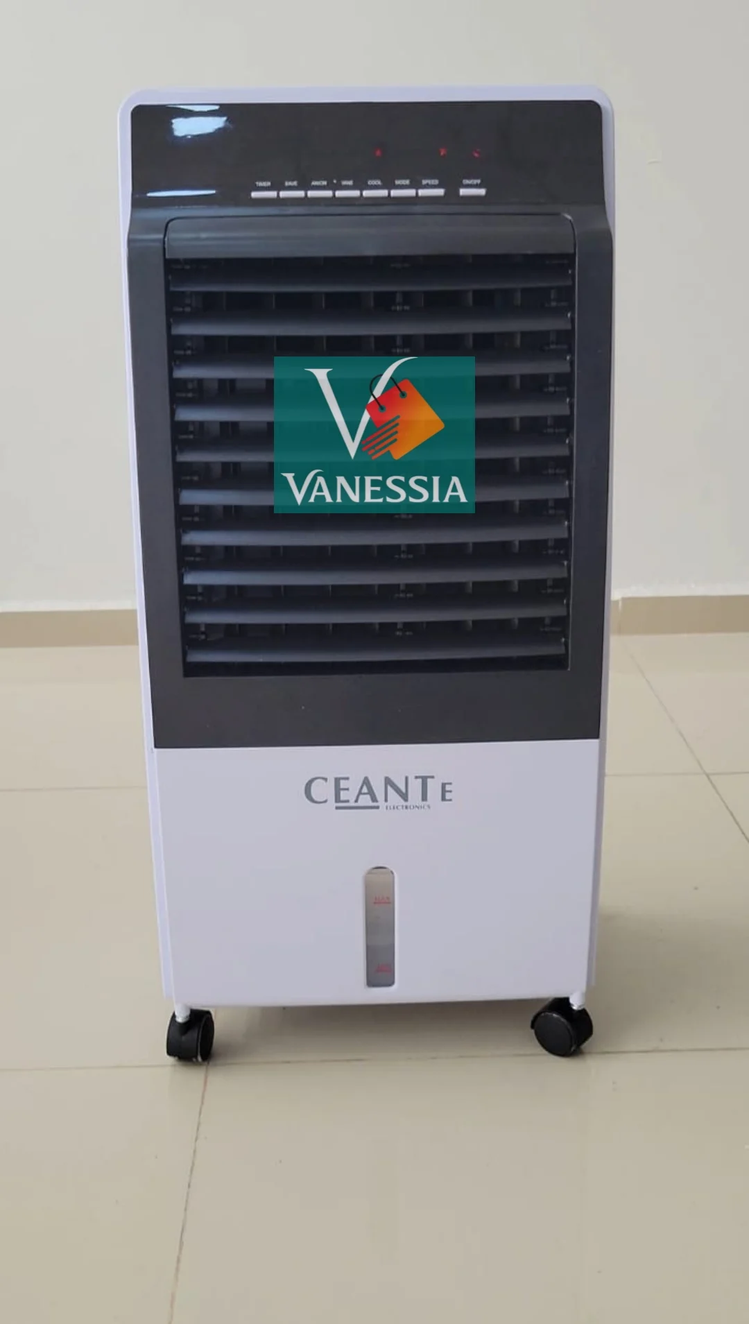 Air cooler marque ceante 12L blanc et rouge – Image 2