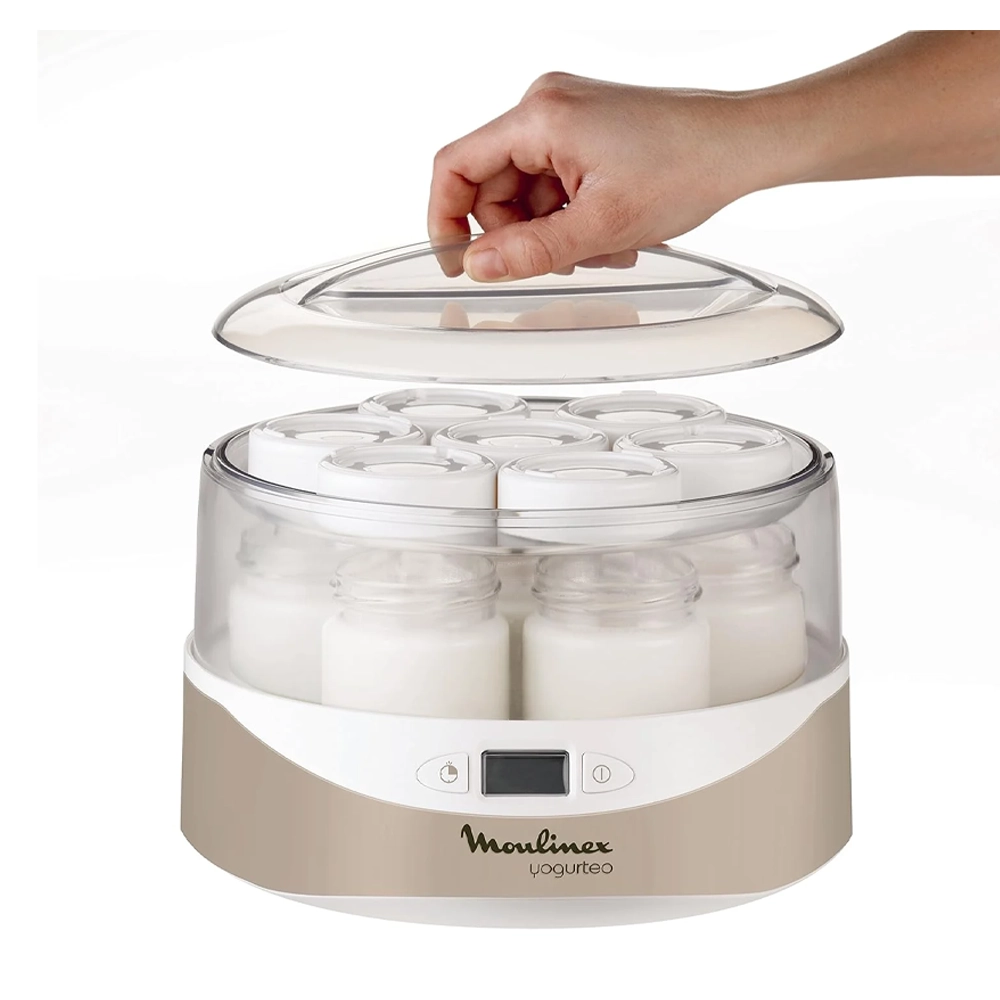 Yogurteo Moulinex YG231E32 Yaourtière – 7 pots en verre YG231E32 – Image 2