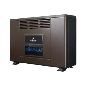 Radiateur A Gaz CRISTOR 14KW Détecteur CO Marron
