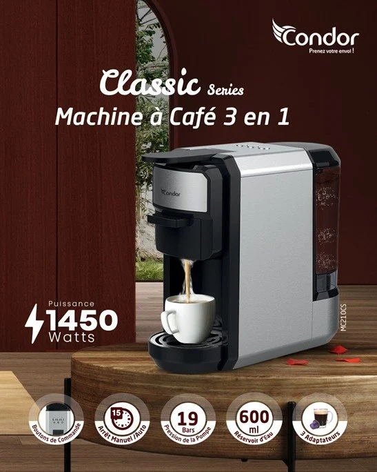 Machine à café 3 en1 CONDOR Classic series – Image 14