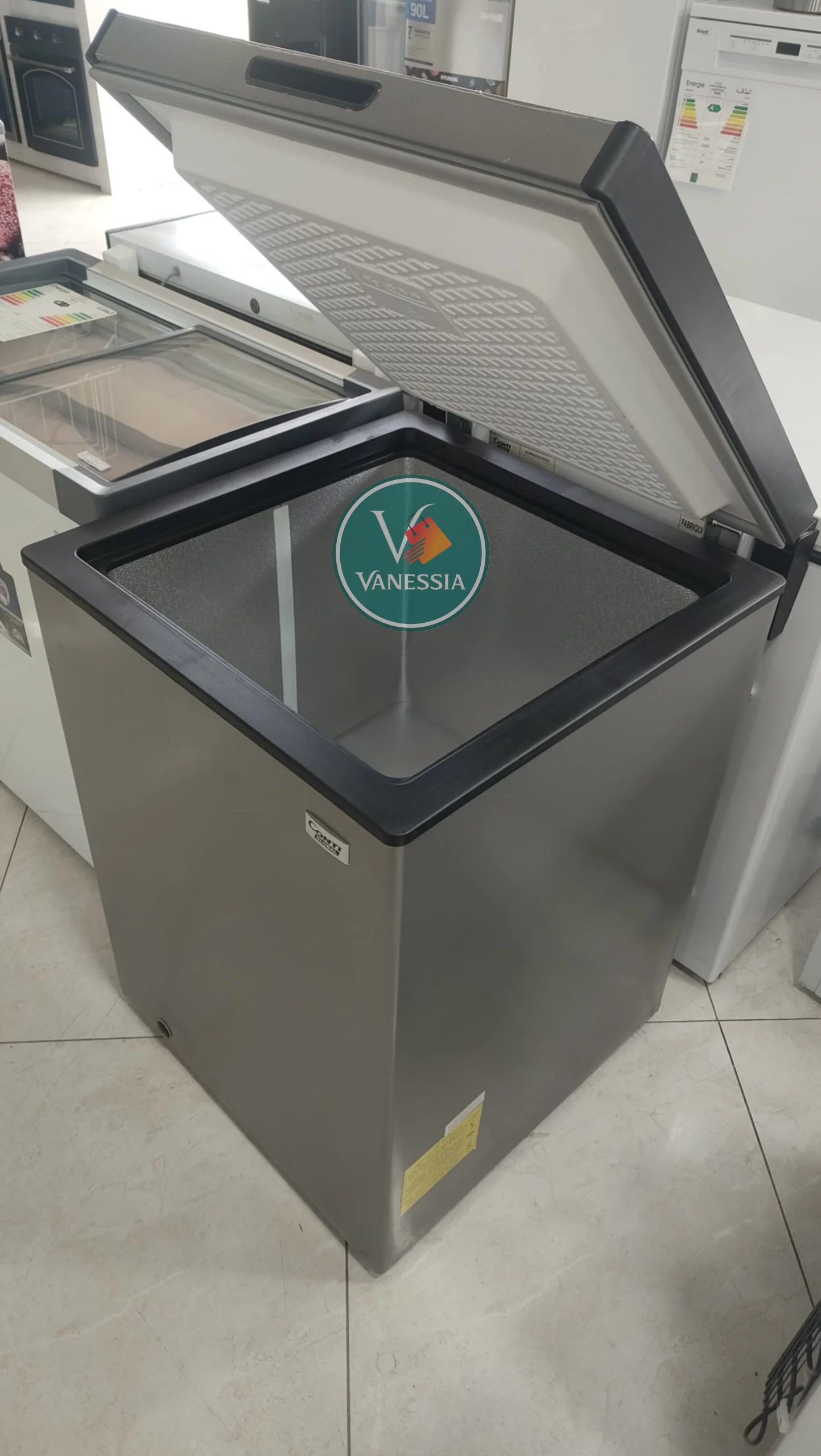 Congélateur Marque Contiglobal 141L Gris – Image 2