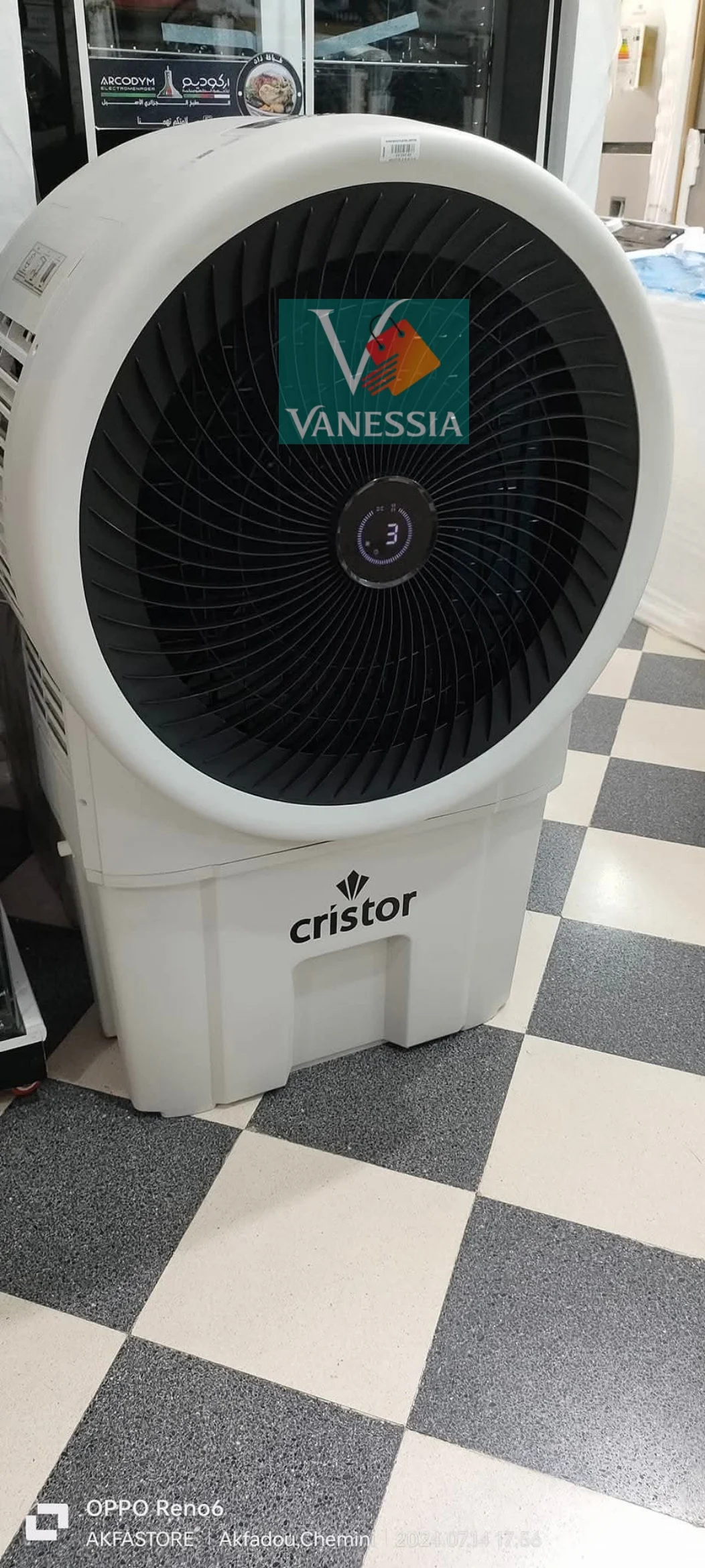 Refroidisseur d’air marque cristor 90L