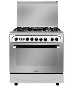 CUISINIERE RAYLAN 5FEUX INOX 80 CM INOX