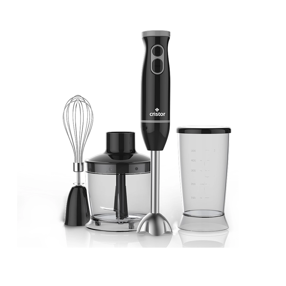 Bras Mixeur 3 en 1 CRISTOR Bras mixeur, Hachoir et Bras Fouet 500 W-500 ML