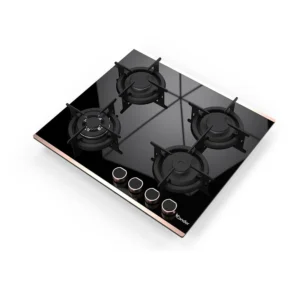 Table encastrable Condor Rigati 3 4 feux Black Glass 60 cm