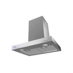 Hotte Aspirante CANDY 60CM T-Shape en Inox Boutons 3 Vitesses avec Filtres Charbon et Aluminium
