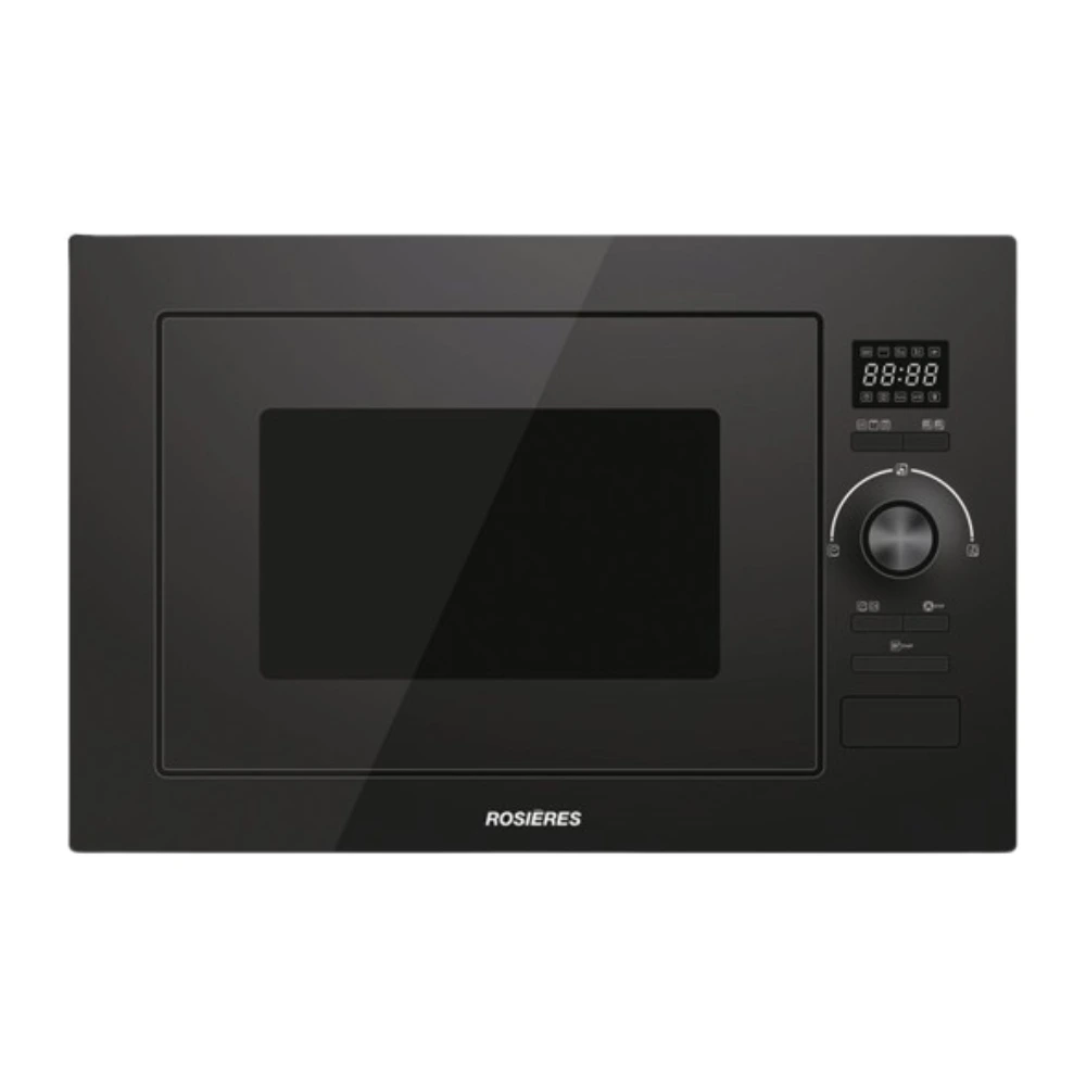 Micro-Onde Encastrable ROSIERES 28L Silver 6Fonctions NOIR