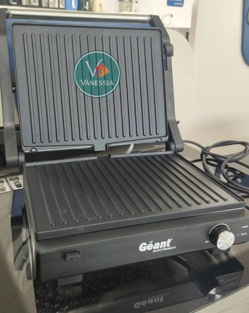 Panineuse 2En1 Grille Et Panineuse Marque Géant 18000W