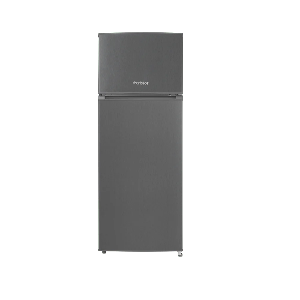 Réfrigérateur CRISTOR Double porte Defrost  Gris  207 L