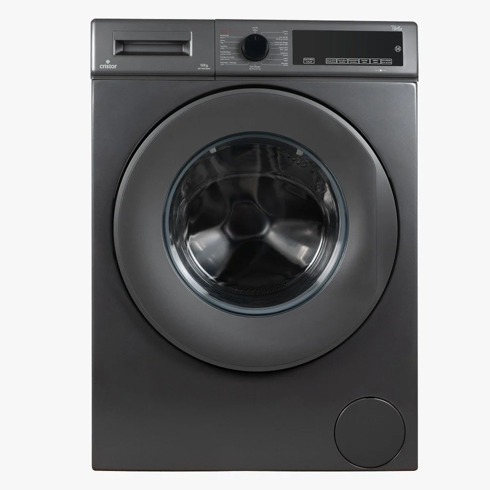 Machine à Laver BELLA CRISTOR  Dark Inox 12 kg