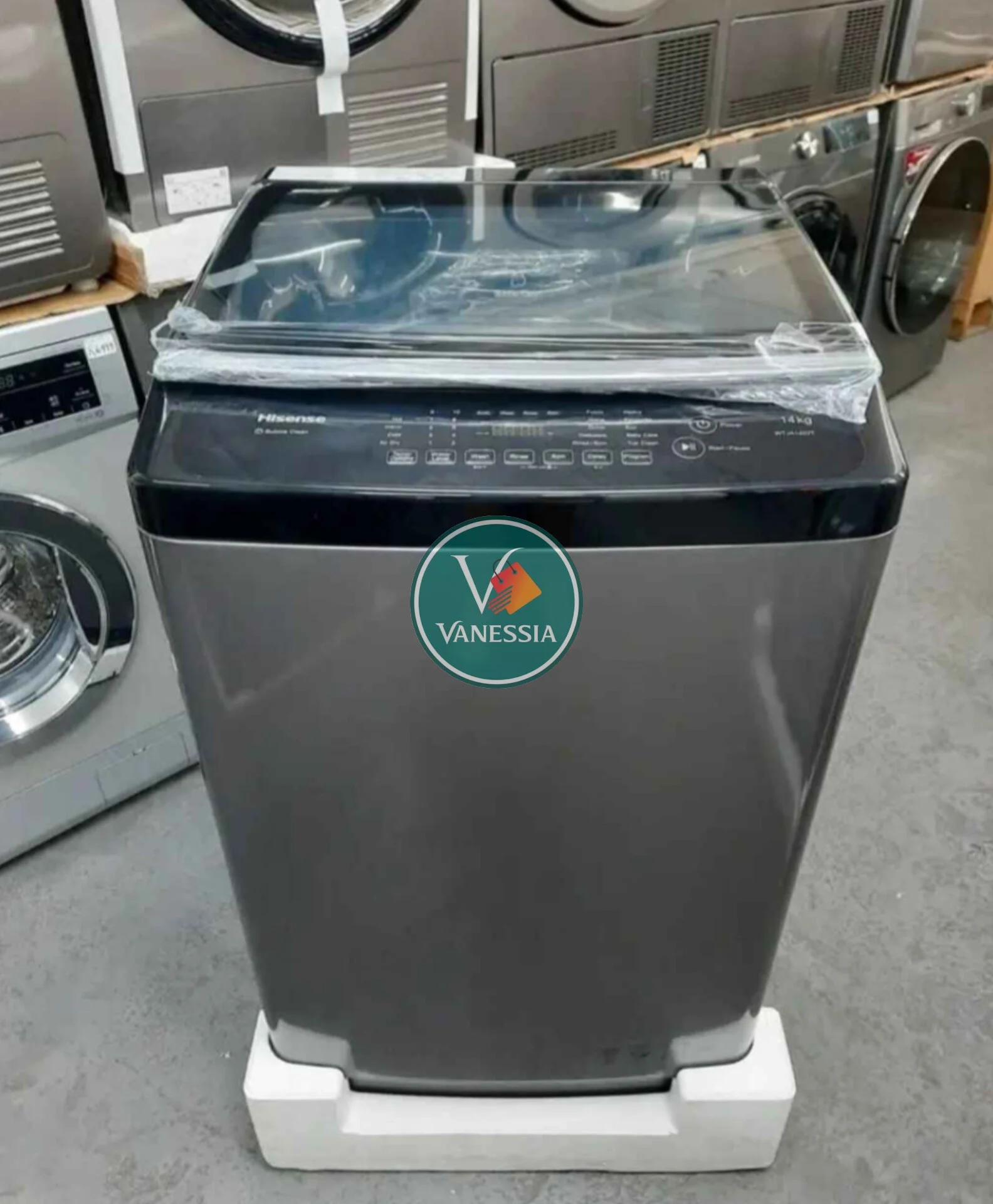 Machine A Laver Latop 14Kg Marque Hisense Gris