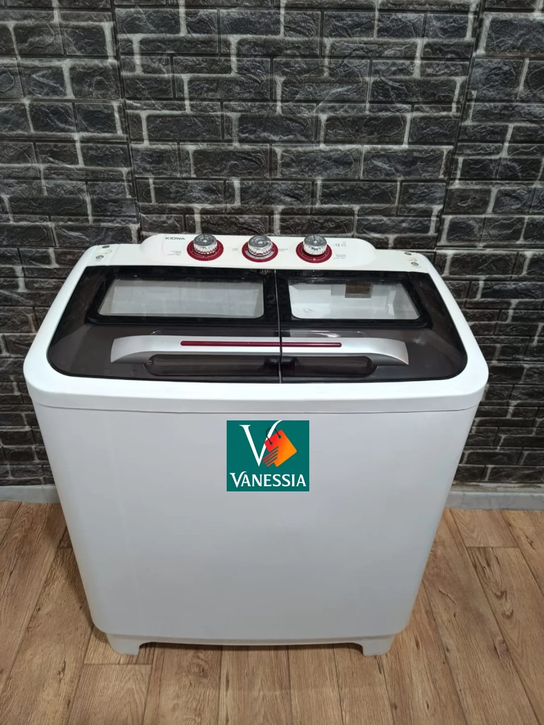Machine à laver double bag marque kiowa 12kg – Image 2