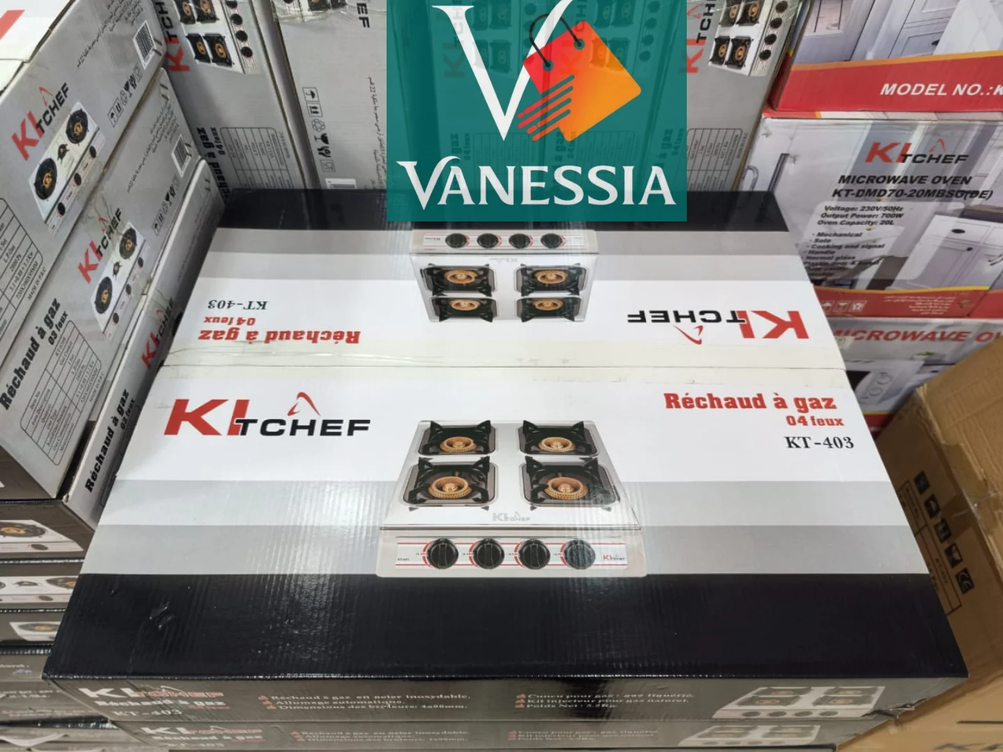 Réchaud à gaz 4feux 🔥 marque kitchef – Image 4