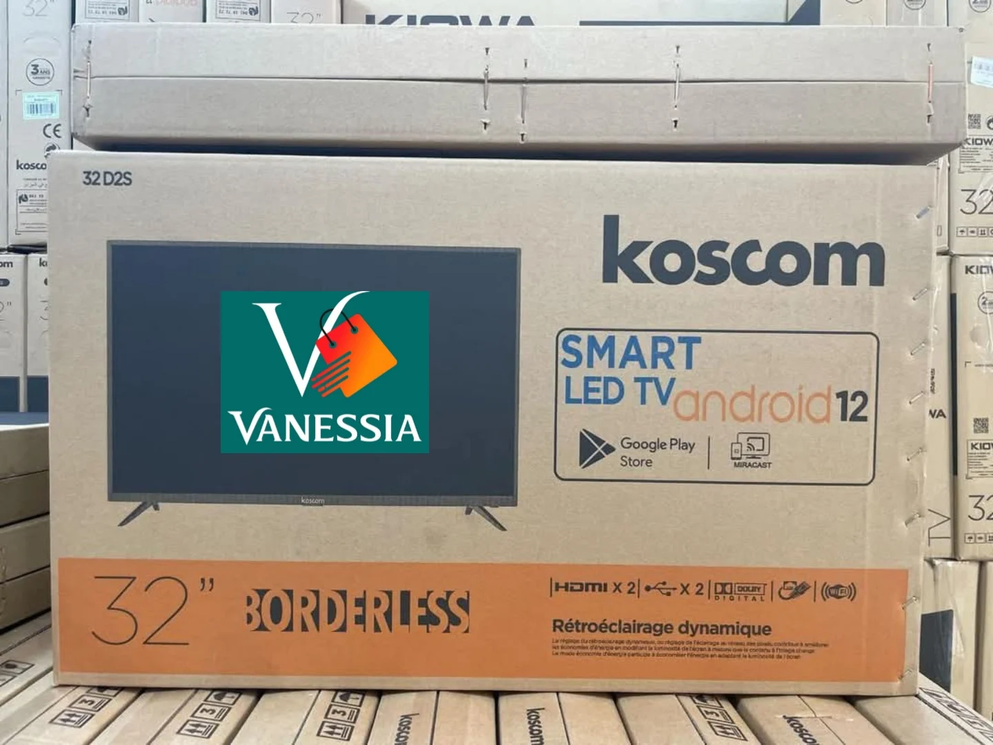 Téléviseur 32p Smart marque koscom – Image 2