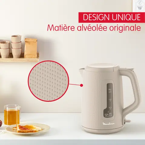Bouilloire MOULINEX Morning 1.7 L Gris chaud – Image 12