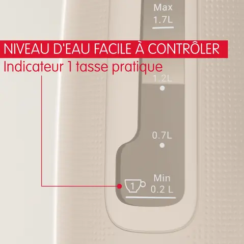 Bouilloire MOULINEX Morning 1.7 L Gris chaud – Image 13