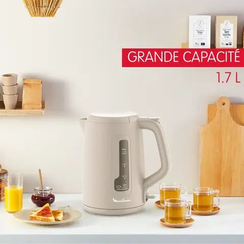Bouilloire MOULINEX Morning 1.7 L Gris chaud – Image 15