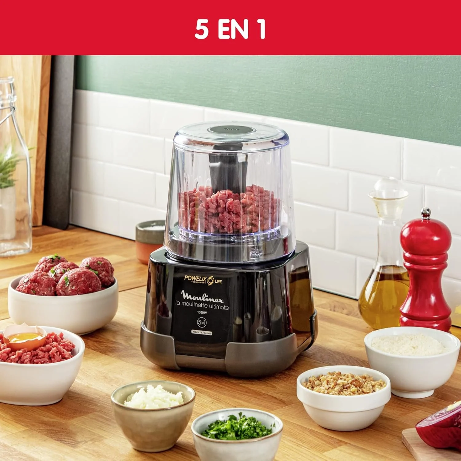 Hachoir Blender MOULINEX Moulinette Ultimate 2en1-1000W – Image 17