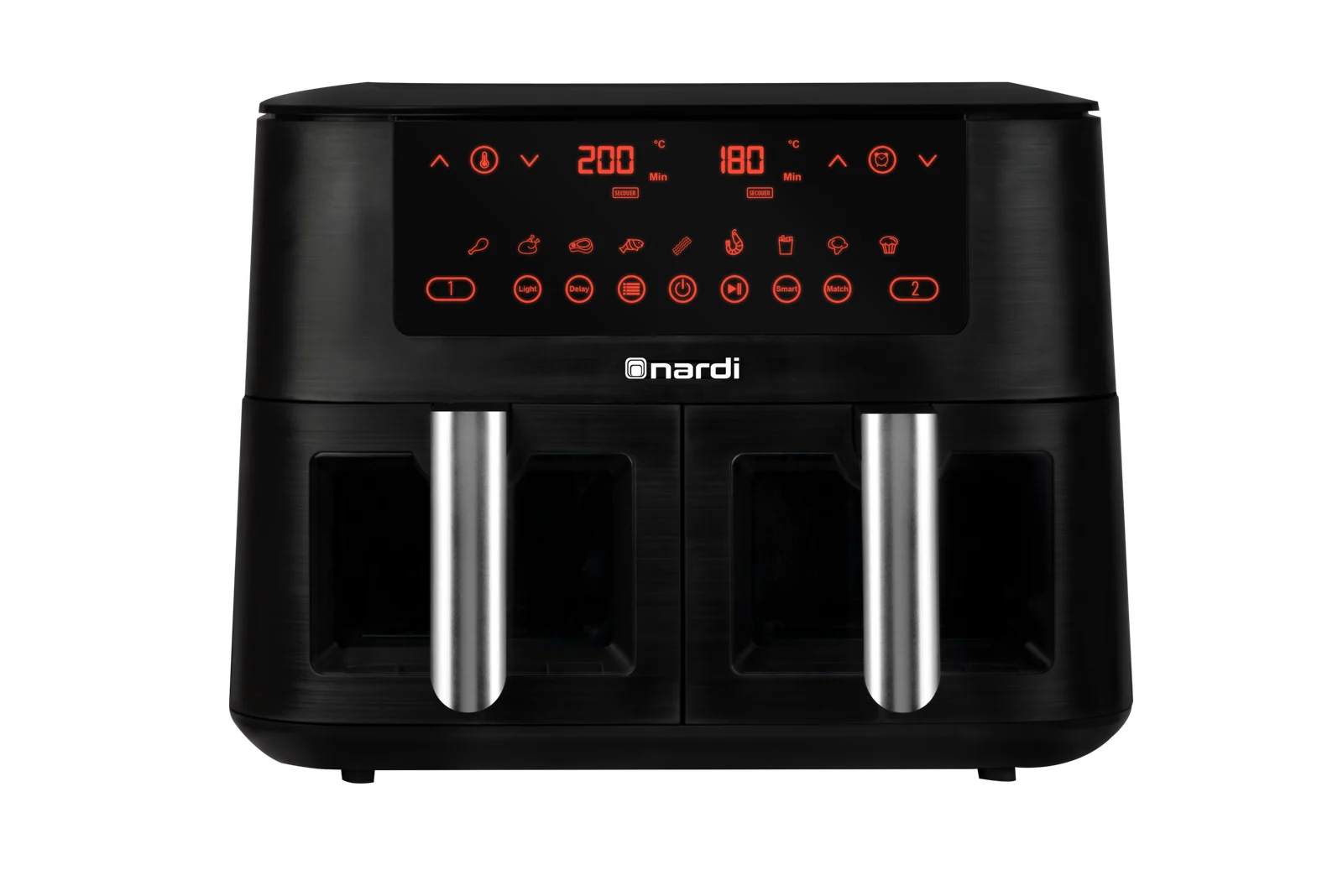 Air Fryer NARDI Double bac Digital Noir 9 L