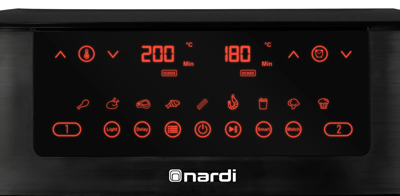 Air Fryer NARDI Double bac Digital Noir 9 L – Image 18