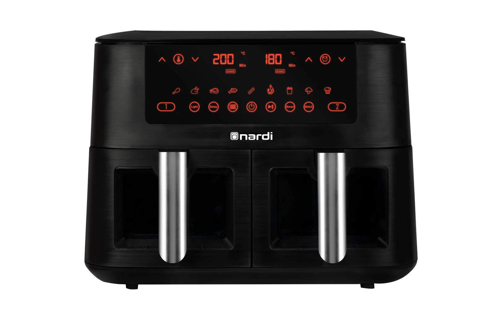 Air Fryer NARDI Double bac Digital Noir 9 L – Image 19