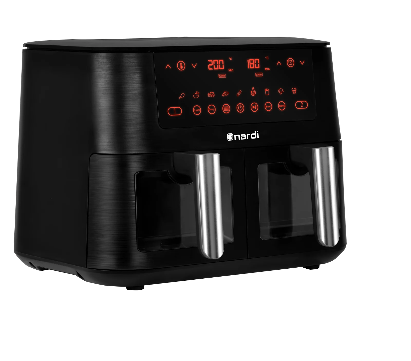 Air Fryer NARDI Double bac Digital Noir 9 L – Image 20