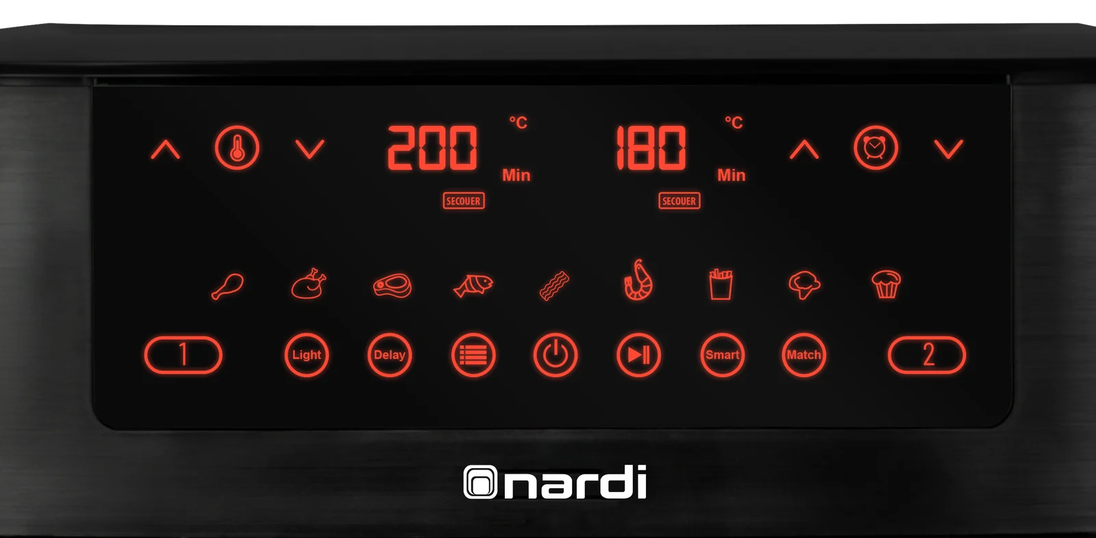 Air Fryer NARDI Double bac Digital Noir 9 L – Image 22