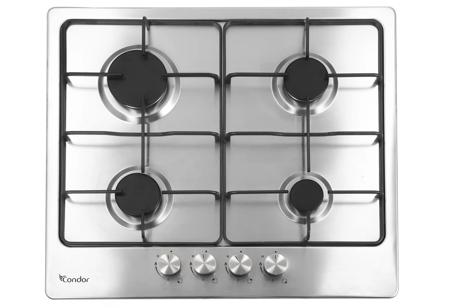 Condor Plaque chauffante Encastrable TERRA 4 Feux Inox 60 cm