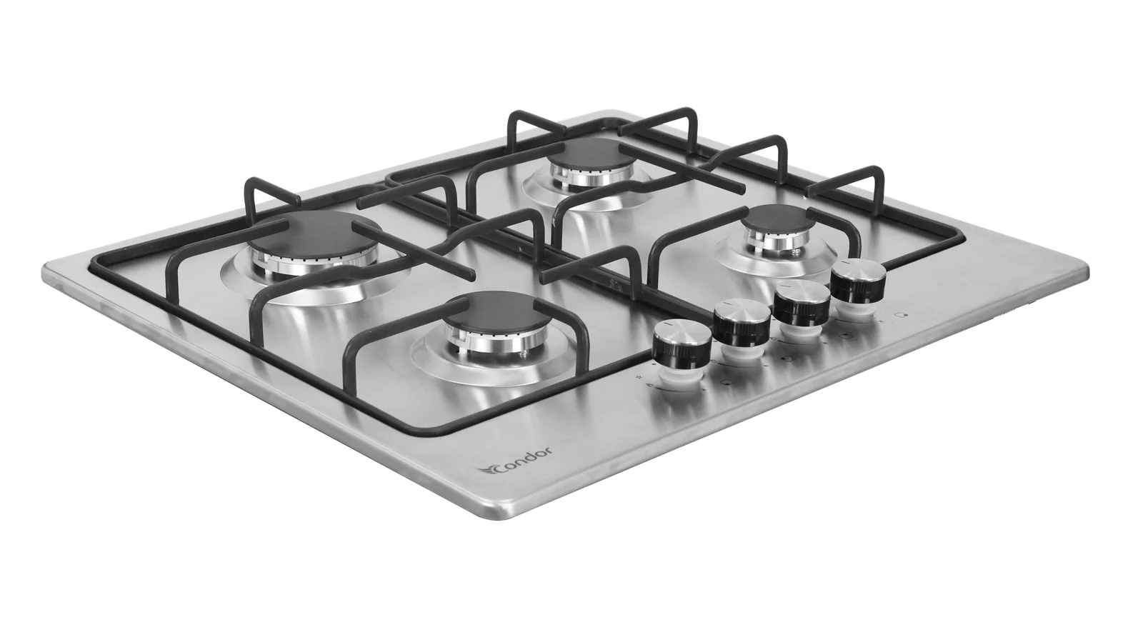 Condor Plaque chauffante Encastrable TERRA 4 Feux Inox 60 cm – Image 3