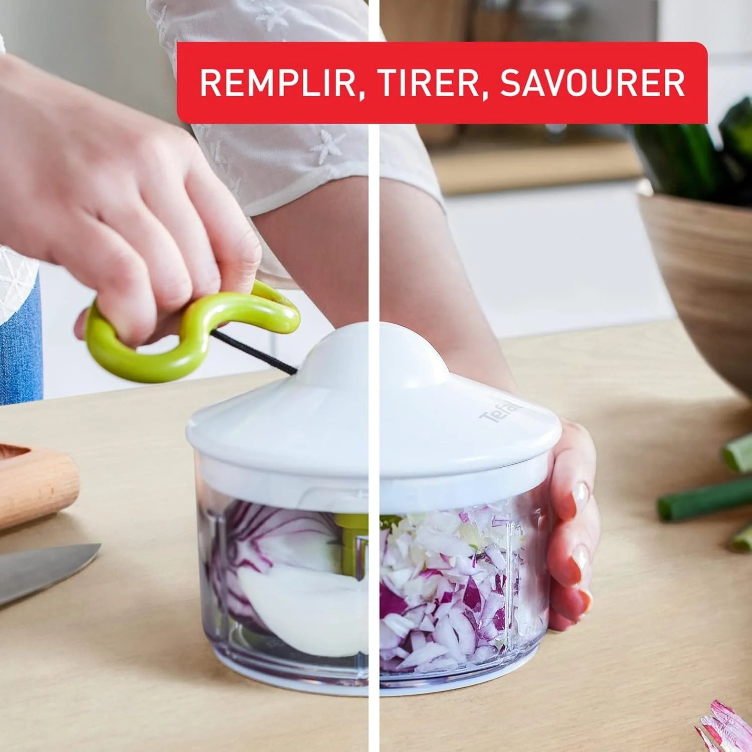 Hachoir manuel Tefal 5 secondes 500 ml K1330404 – Image 16