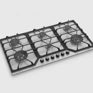TABLE DE CUISSON 6 FEUX INOXYDABLE EN FONTE