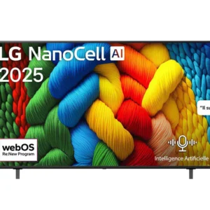 TV 55 inch LG NanoCell AI NANO80 4K Smart TV AI Magic remote HDR10 webOS25 2025
