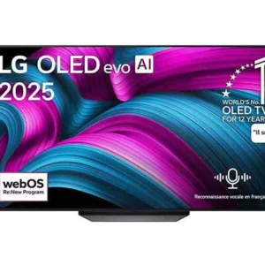 TV Smart TV LG OLED AI CS5 4K 55 pouces 120Hz Télécommande AI Magic Remote webOS25 2025