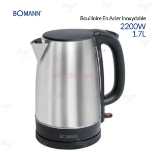 Bouilloire En Acier Inoxydable 1.7L 2200W Bomann WKS 6043 CB