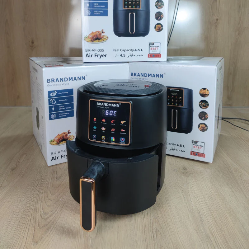 Brandmann style Germany Friteuse à air chaud 4.5L avec écran LED 1300 W
