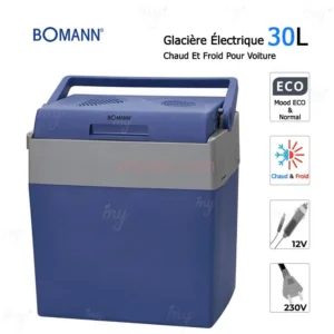 Glacière Électrique 30L Chaud Et Froid Pour Voiture Camping Et Voyage BOMANN KB 6012 CB