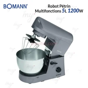 Robot Pétrin Multifonctions 5L 1200W Bol En Inox Bomann KM370
