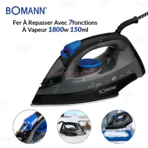 Fer À Repasser Avec 7 fonctions À Vapeur 1800w 150ml Bomann DB 6003 CB