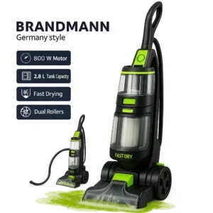 Aspirateur à Eau Pro Multifonction : Laveur, Détacheur & Nettoyeur de Sols | 800W - 2.5L | Brandmann BR-HV004