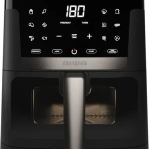 Friteuse à air chaud Aiwa Chukuma AFR-7000, 7 L, 1 800 W, commandes numériques, 12 programmes, autonettoyante, hublot
