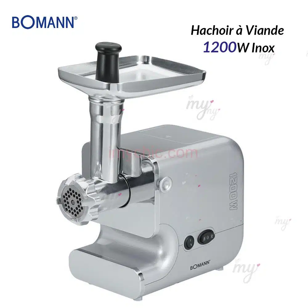 Hachoir à Viande 1200W Inox Bomann Fw 447 Cb